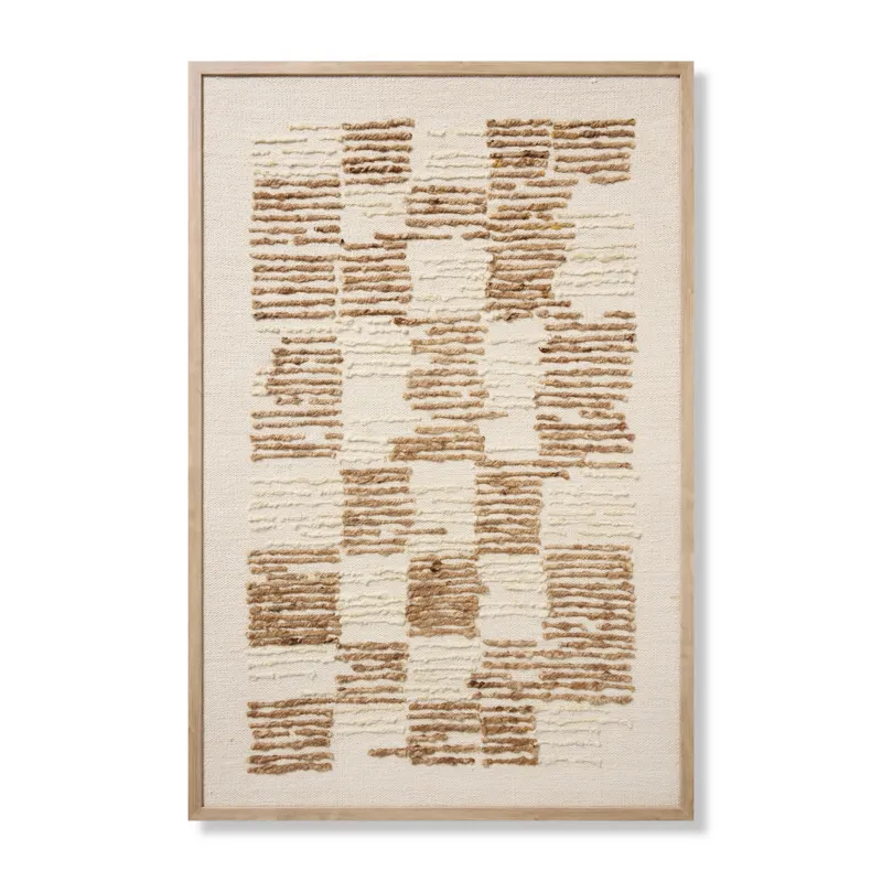 Amber Lewis x Loloi Los Alamos Brown 3\'-4\" x 5\'-0\" Wall Art