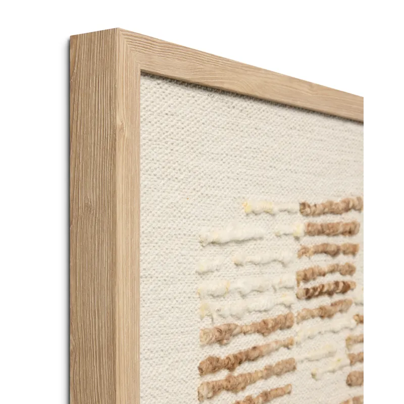 Amber Lewis x Loloi Los Alamos Brown 3\'-4\" x 5\'-0\" Wall Art