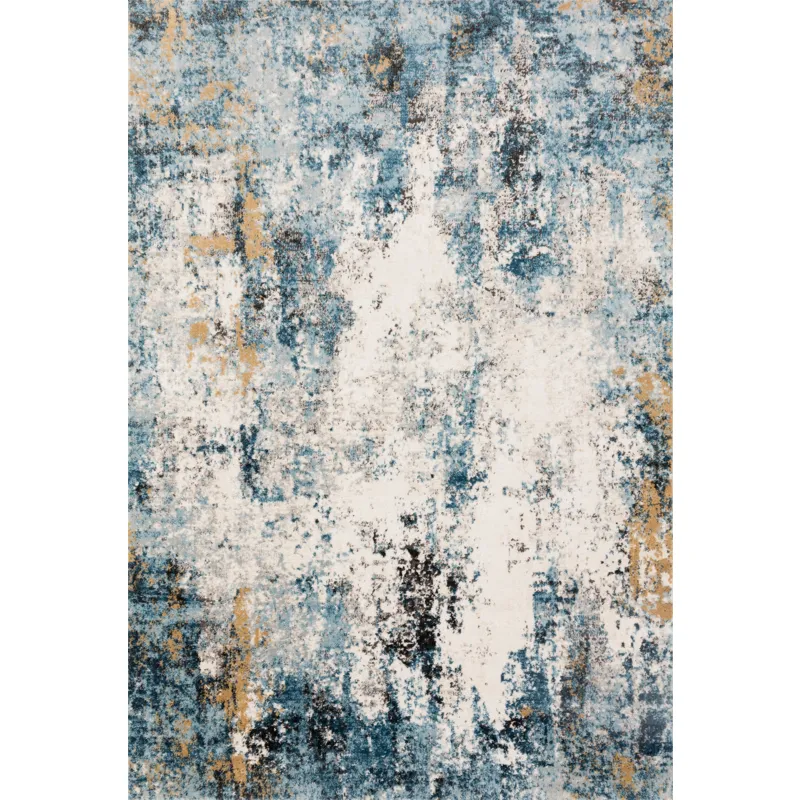 Alchemy Denim / Ivory Rug (6' 7" X 9' 2")