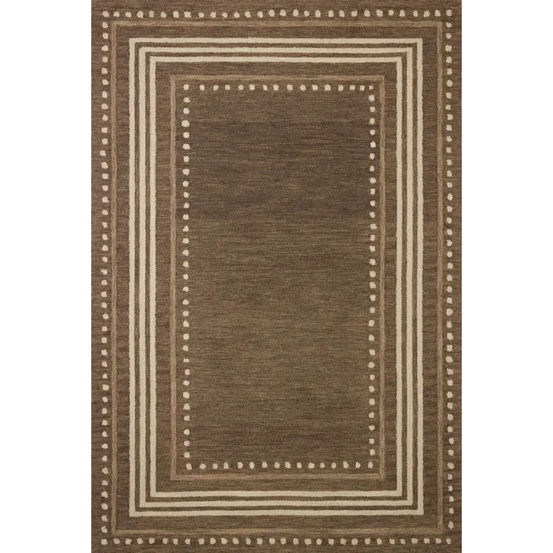 Chris Loves Julia x Loloi Alfie Bark / Natural 3\'-6\" x 5\'-6\" Rug