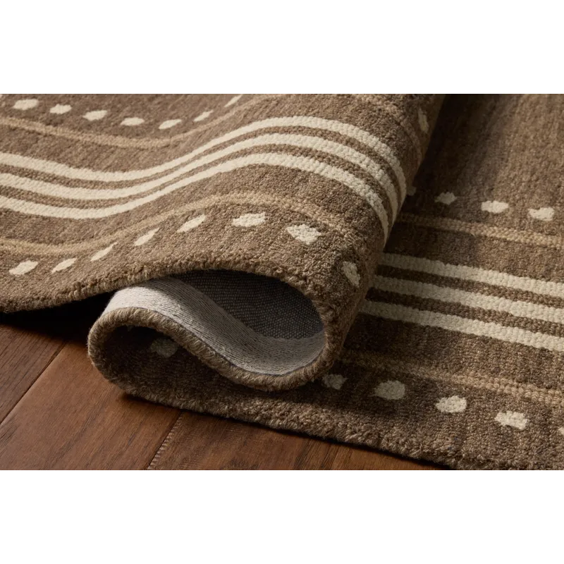 Chris Loves Julia x Loloi Alfie Bark / Natural 3\'-6\" x 5\'-6\" Rug