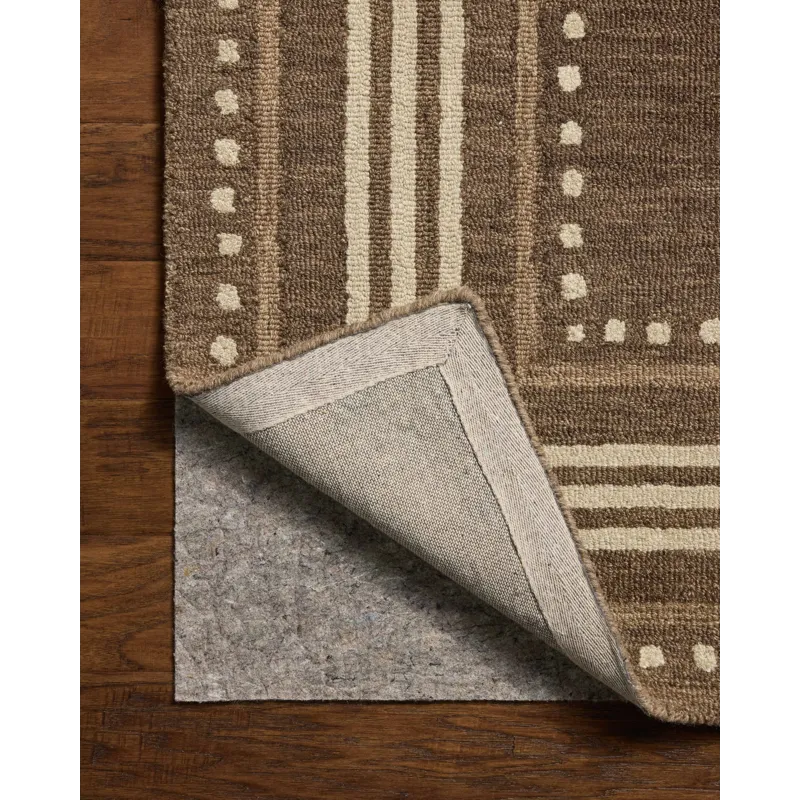 Chris Loves Julia x Loloi Alfie Bark / Natural 3\'-6\" x 5\'-6\" Rug