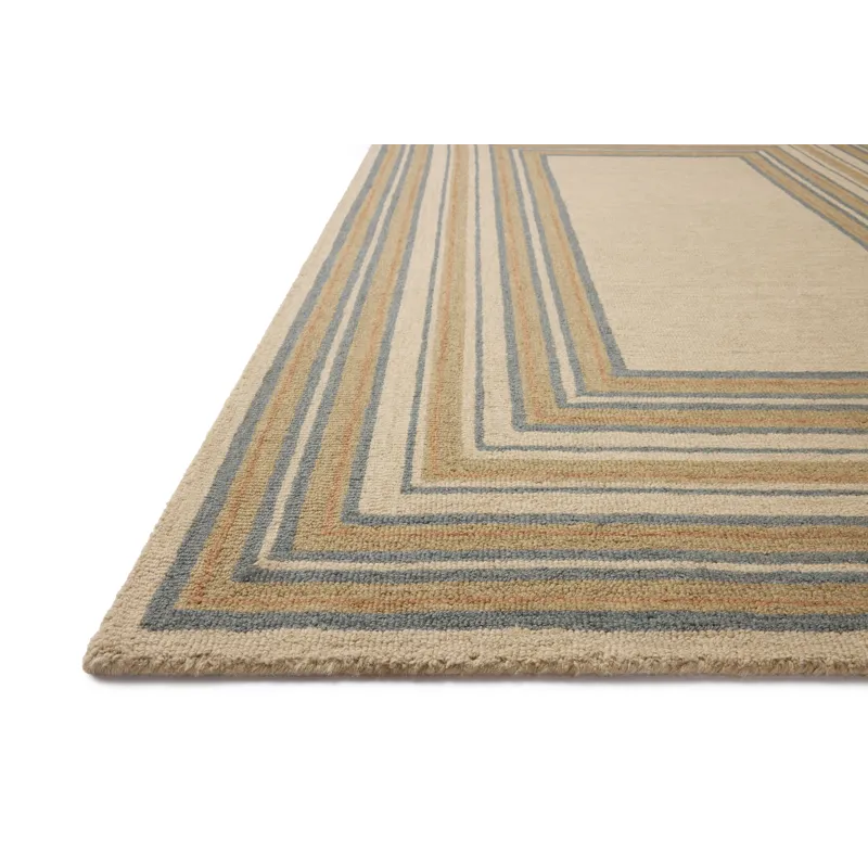Chris Loves Julia x Loloi Alfie Natural / Multi 9\'-3\" x 13\' Rug