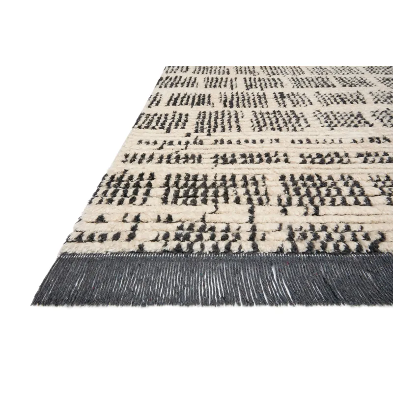 Alice Cream / Charcoal Rug (2' 7" X 8' 0")