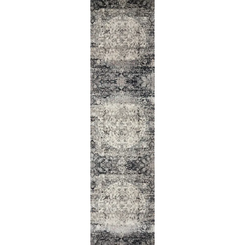 Anastasia Ink / Ivory Rug (2' 7" X 4')