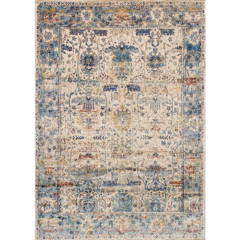 Anastasia Sand / Lt. Blue Rug (5' 3" X 7' 8")