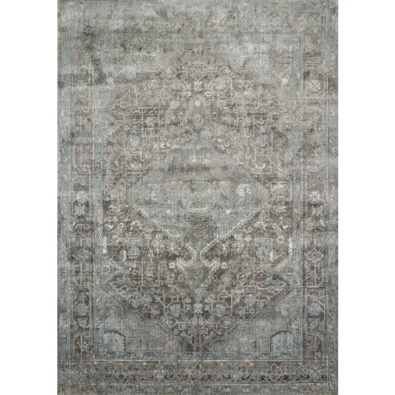 Anastasia Stone / Blue Rug (3' 7" X 5' 7")