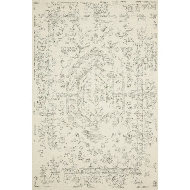 Annie White / Grey Rug (2' 6" X 7' 6")
