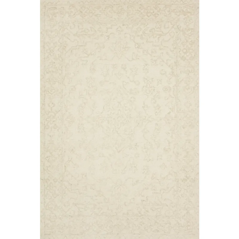 Annie White / Lt Grey Rug (2' 6" X 7' 6")