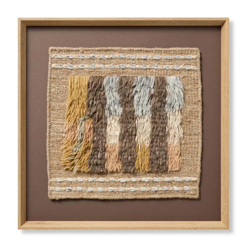 Loloi Agadir Natural 2\'-1\" x 2\'-1\" Wall Art