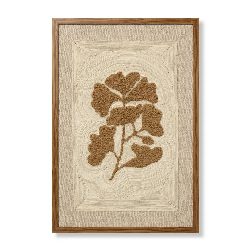 Loloi Clover & Clay Brown 2\'-2\" x 3\'-2\" Wall Art