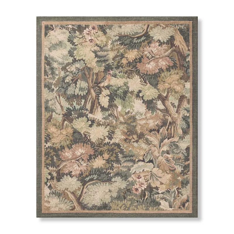 Loloi Enchanted Wood Multi / Green 2'-8" x 3'-4" Wall Art