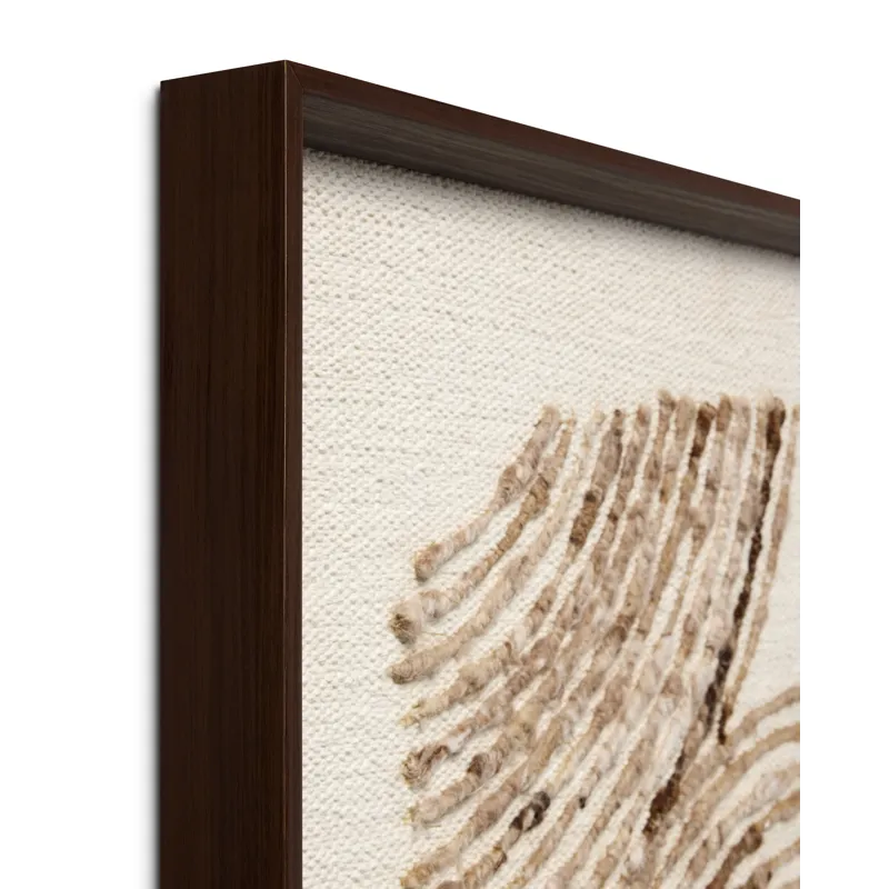 Loloi Flange Dark Brown 2\'-9\" x 2\'-9\" Wall Art