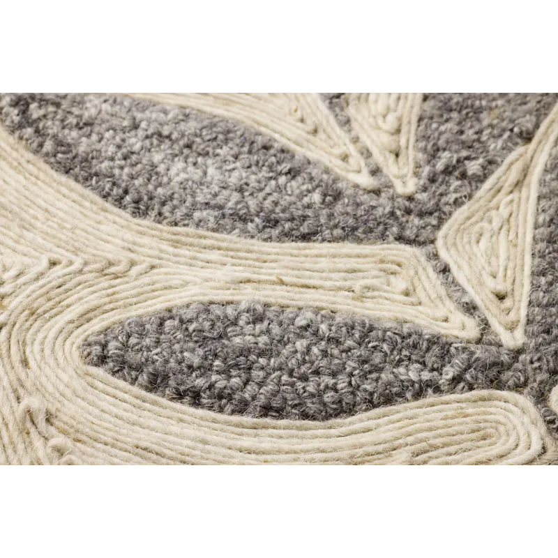 Loloi Frond & Fog Grey 2\'-2\" x 3\'-2\" Wall Art