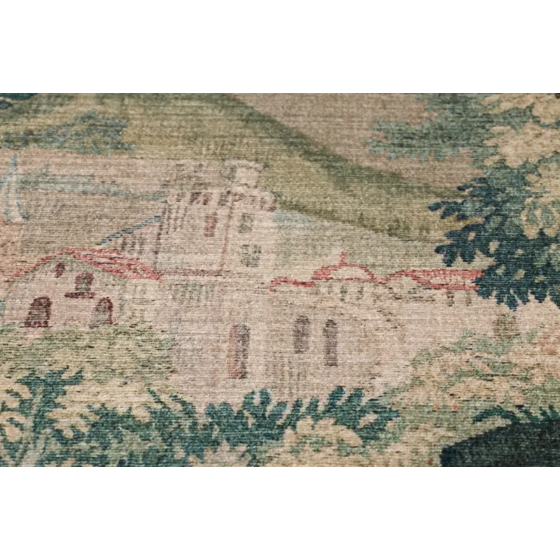 Loloi Hidden Hamlet Multi / Green 2'-8" x 3'-4" Wall Art
