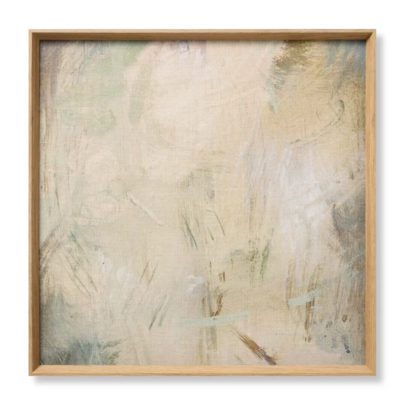 Loloi Quiet Whispers Natural 2\'-9\" x 2\'-9\" Wall Art