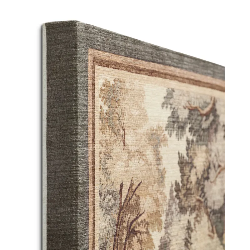 Loloi Riverside Village Beige / Green 2'-8" x 3'-4" Wall Art