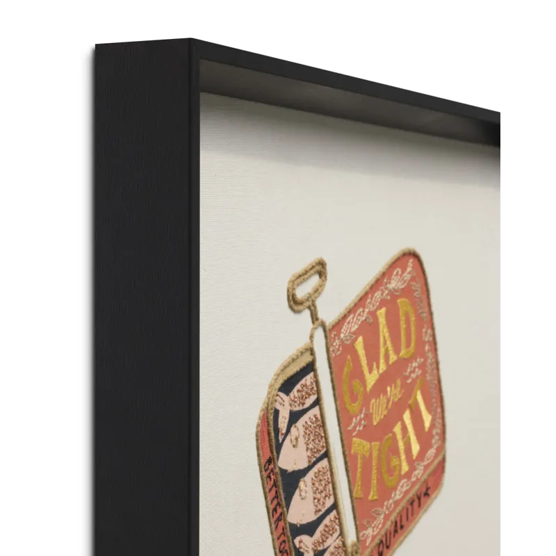 Rifle Paper Co. x Loloi Sardines Orange / Ivory 1'-9" x 1'-5" Wall Art