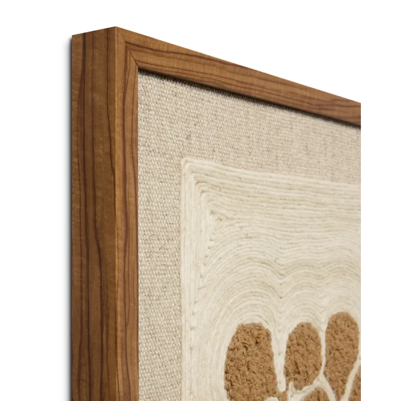 Loloi Sprig & Soil Brown 2\'-2\" x 3\'-2\" Wall Art