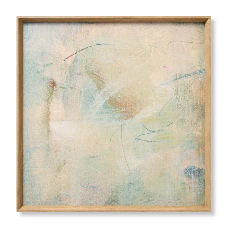 Loloi Subtle Currents Natural 2\'-9\" x 2\'-9\" Wall Art