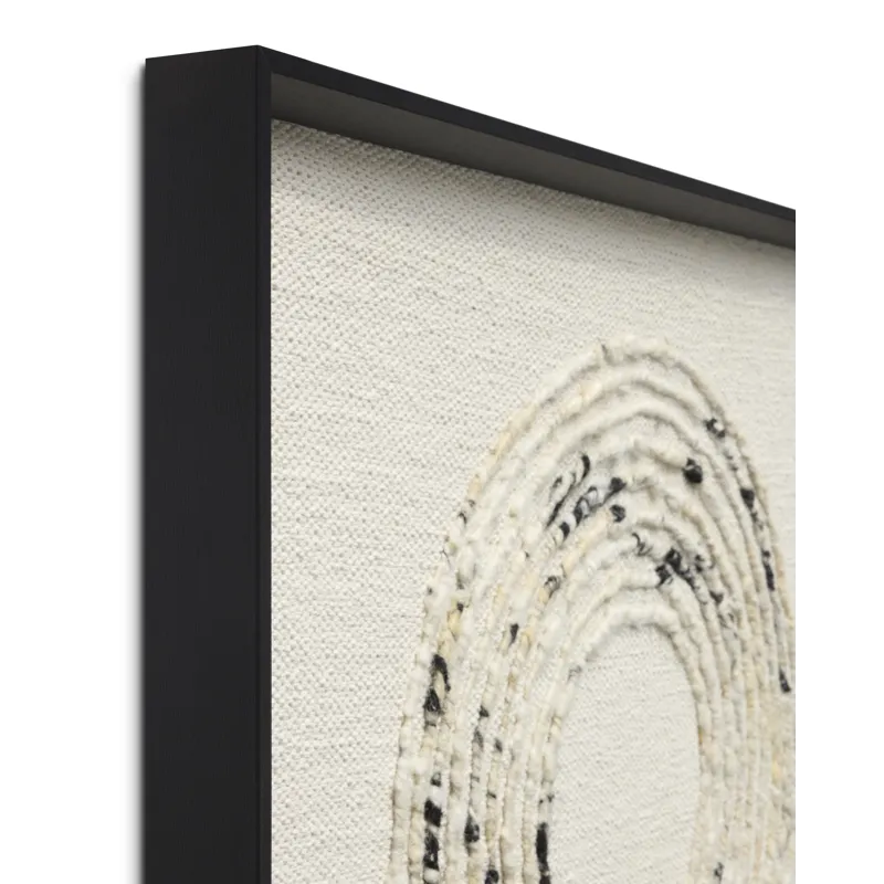 Loloi Verse Ivory / White 2'-9" x 3'-5" Wall Art