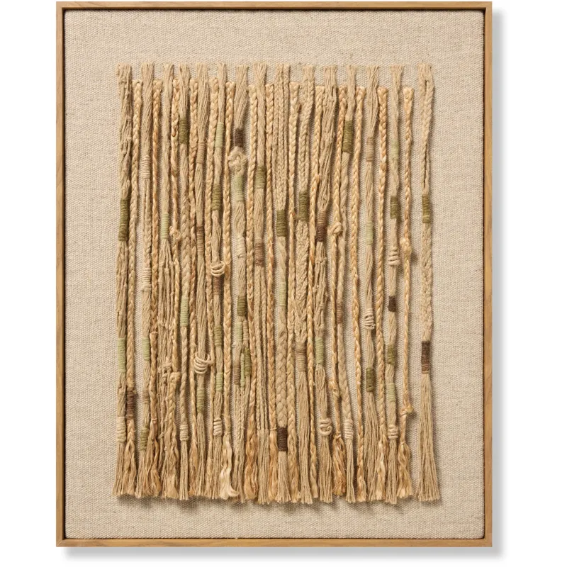 Loloi Willow Natural 2'-9" x 3'-5" Wall Art