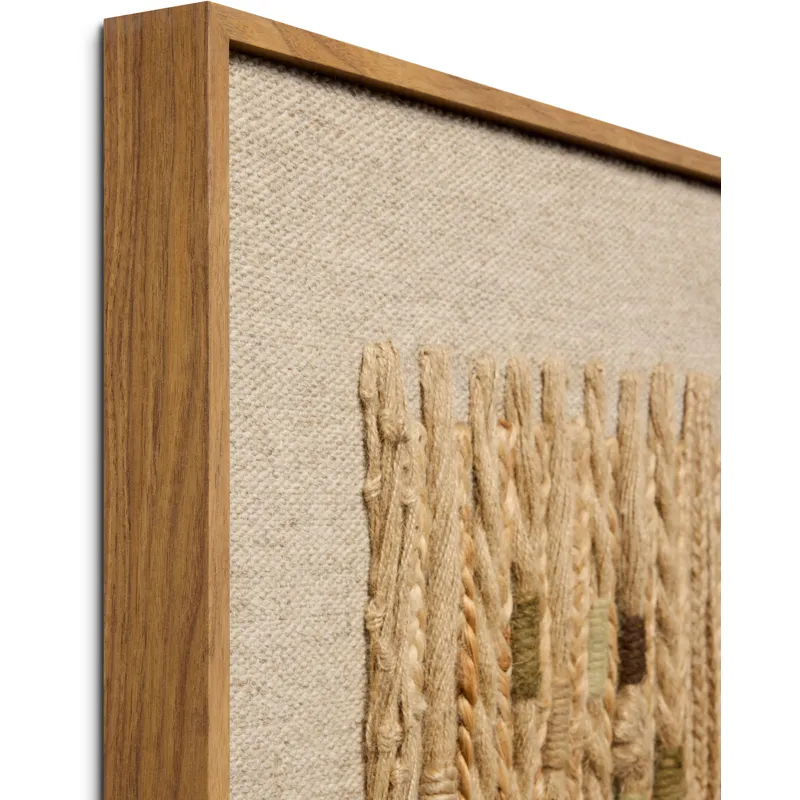 Loloi Willow Natural 2'-9" x 3'-5" Wall Art