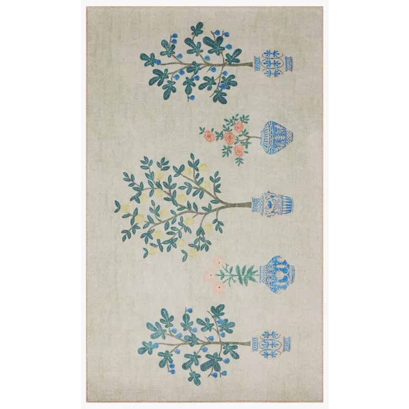 Loloi X Rifle Paper Co. Atelier 2\'-3\" X 3\'-9\" Rug