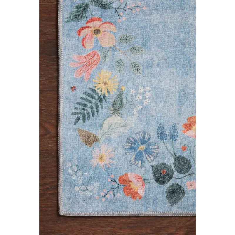 Loloi X Rifle Paper Co. Atelier 3\'-0\" X 3\'-0\" Round Rug