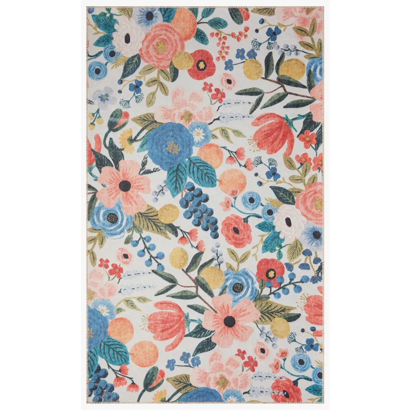 Loloi X Rifle Paper Co. Atelier 2\'-0\" X 5\'-0\" Rug