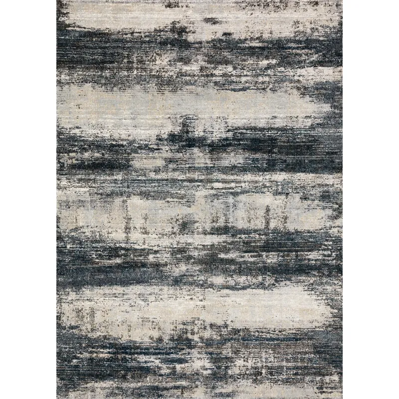 Augustus Navy / Stone Rug (2' 7" X 13')