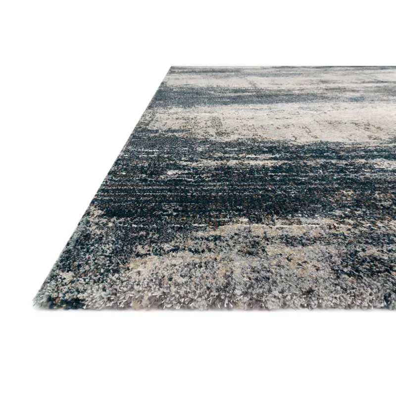 Augustus Navy / Stone Rug (2' 7" X 13')