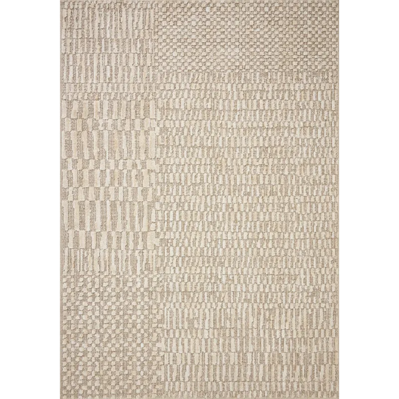 Amber Lewis x Loloi Bexley Natural / Birch 2\'-7\" x 12\'-0\" Rug