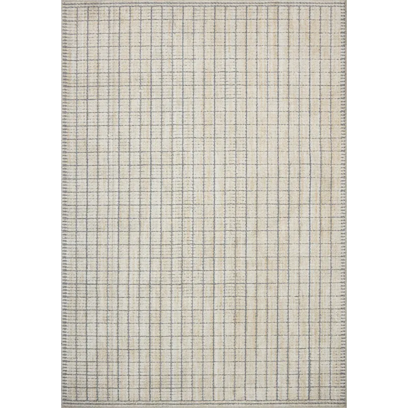 Amber Lewis x Loloi Bexley Slate / Natural 6\'-6\" x 9\'-3\" Rug