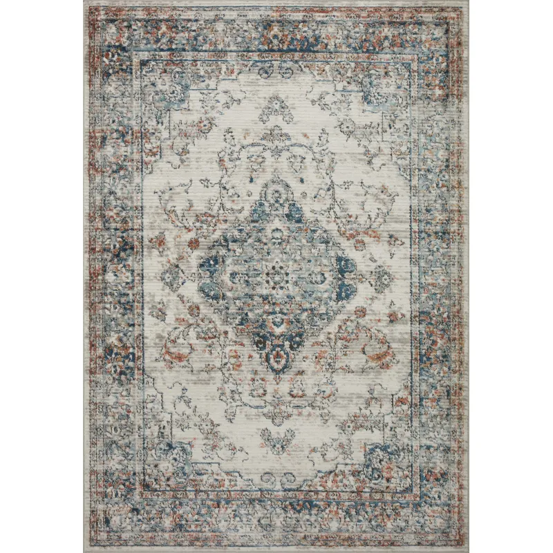 Bianca Ivory / Ocean Rug (6' 7" X 9' 2")