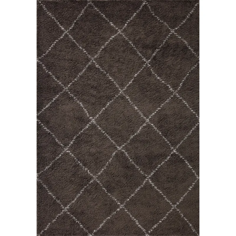Bliss Shag Bark / Grey Rug (3'11" X 6')