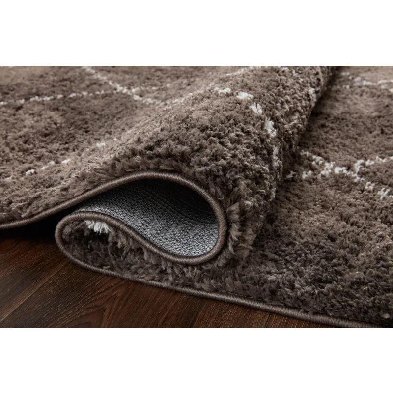 Bliss Shag Bark / Grey Rug (3'11" X 6')