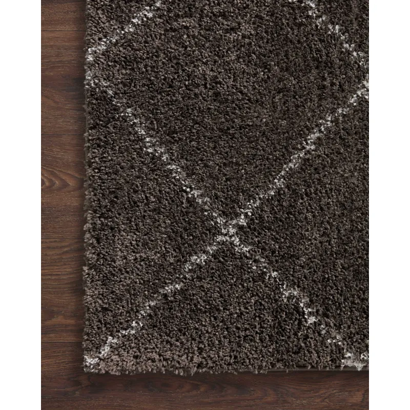 Bliss Shag Bark / Grey Rug (3'11" X 6')