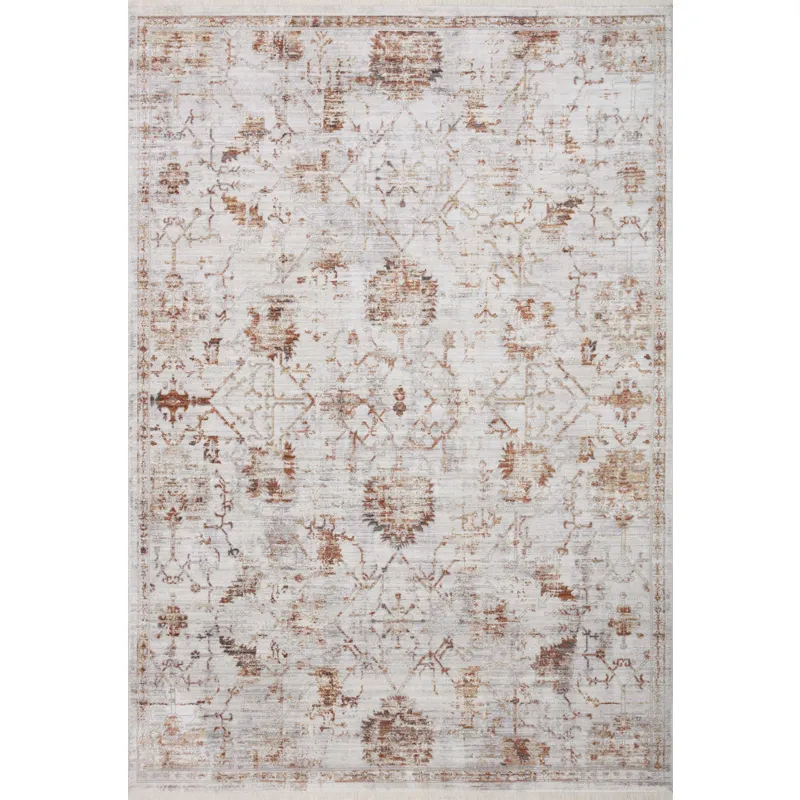 Bonney Silver / Sunset Rug (3' 11" X 5' 5")