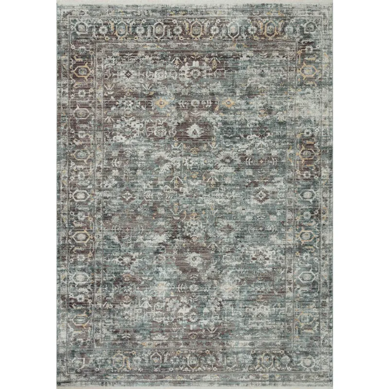 Bonney Slate / Teal Rug (9' 3" X 12' 10")