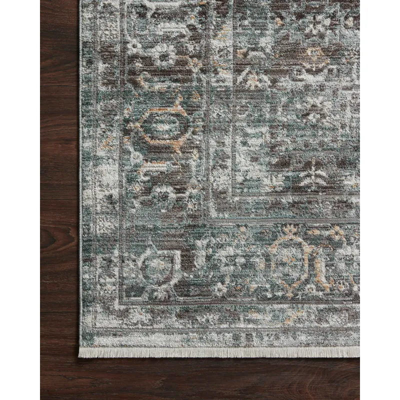 Bonney Slate / Teal Rug (9' 3" X 12' 10")