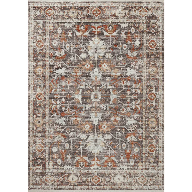 Bonney Charcoal / Spice Rug (9' 3" X 12' 10")