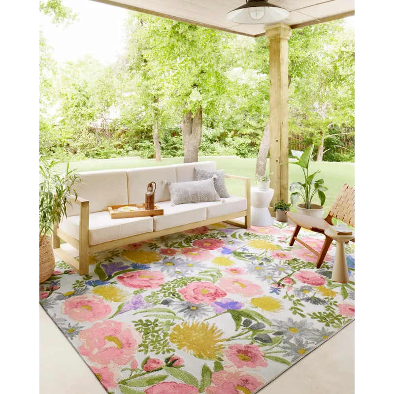 Loloi II Botanical 3\'-11\" X 5\'-11\" Rug
