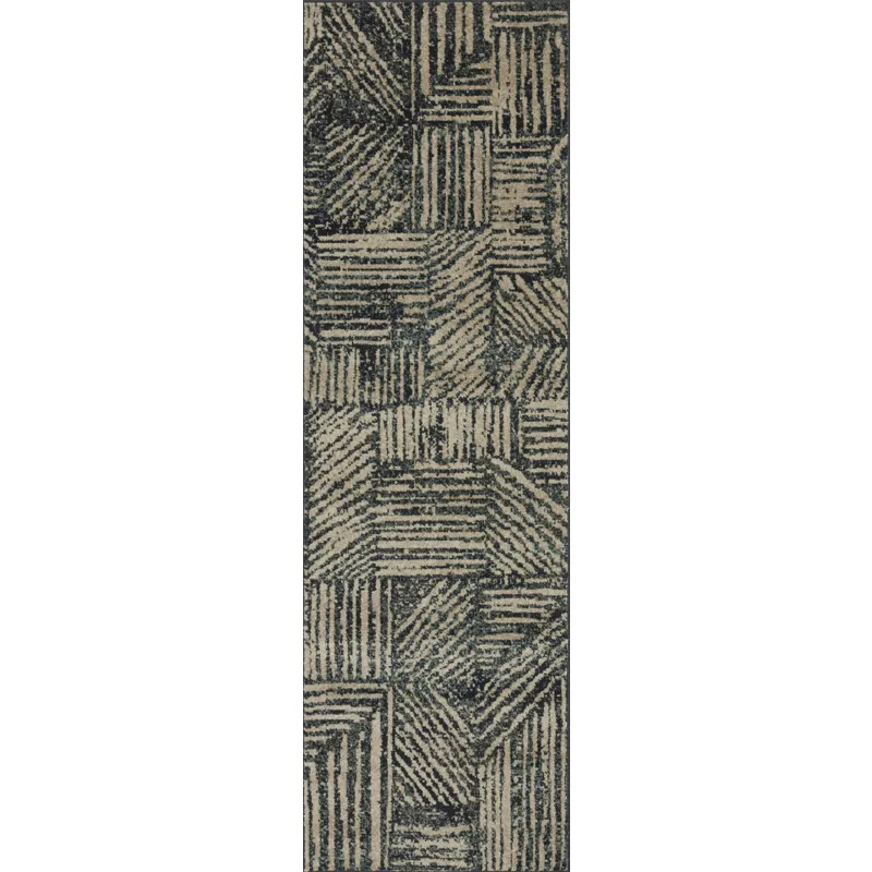 Bowery Midnight / Taupe Rug (2' 3" X 4' 0")
