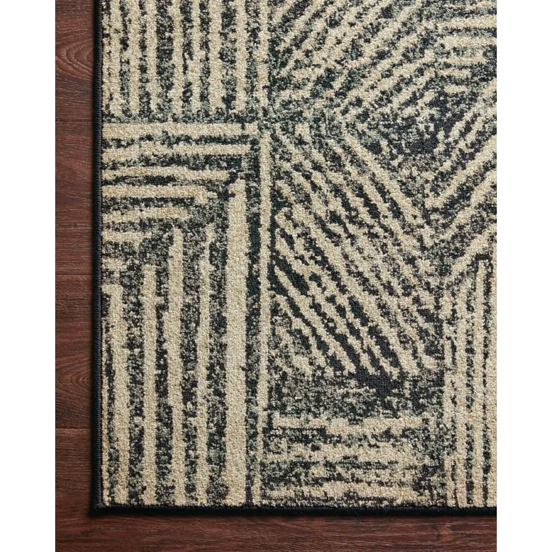 Bowery Midnight / Taupe Rug (2' 3" X 4' 0")