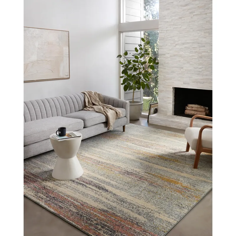 Bowery Pebble / Multi Rug (6' 7" X 9' 7")