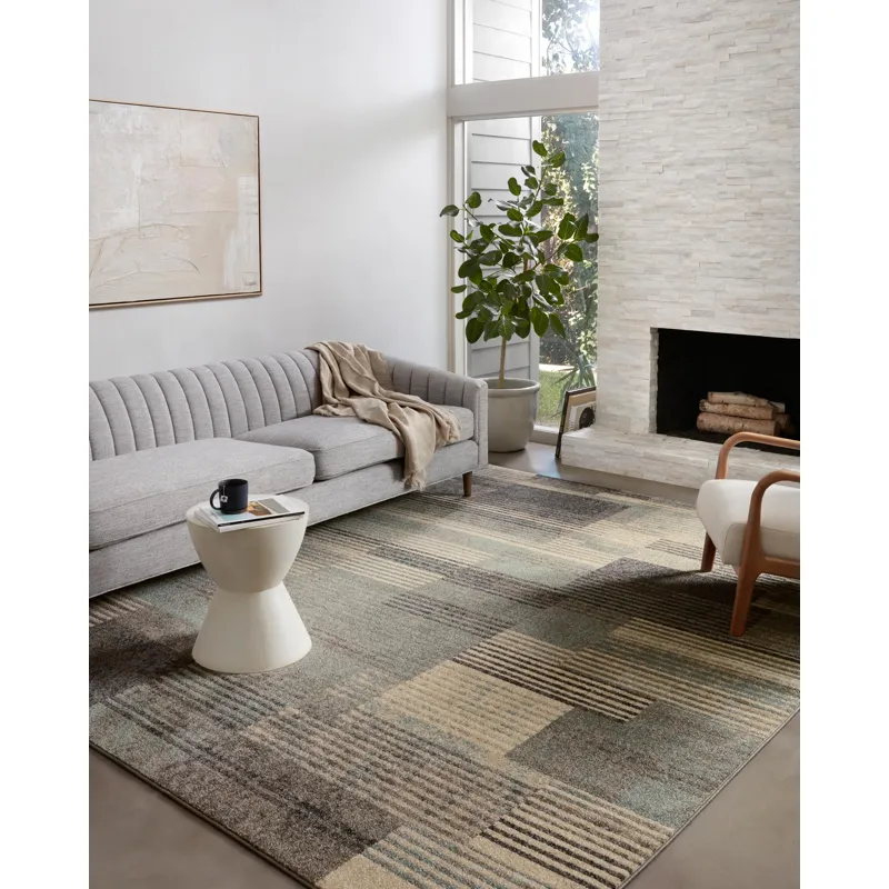 Bowery Storm / Taupe Rug (5' 5" X 7' 6")