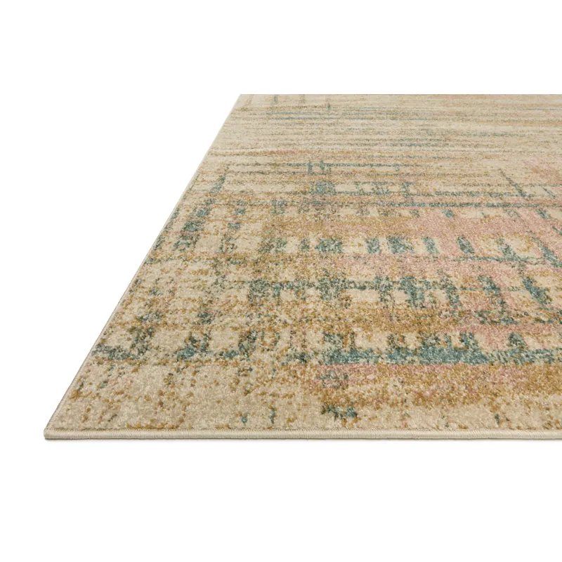 Bowery Beige / Multi Rug (4' 0" X 6' 0")