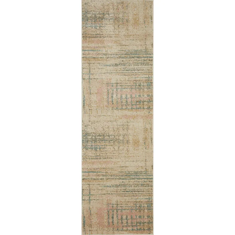 Bowery Beige / Multi Rug (4' 0" X 6' 0")