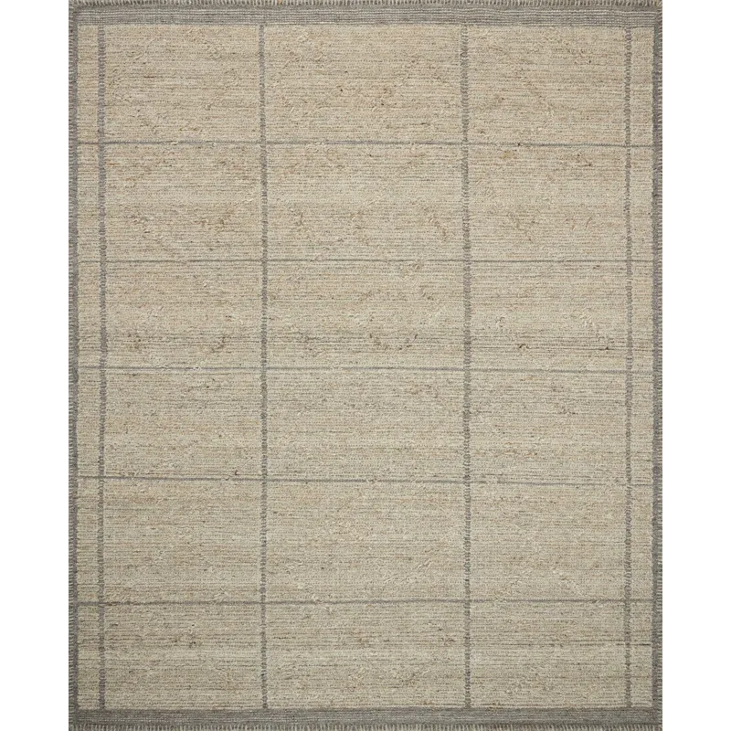 Amber Lewis x Loloi Bowie Fog / Grey 7\'-9\" x 9\'-9\" Rug
